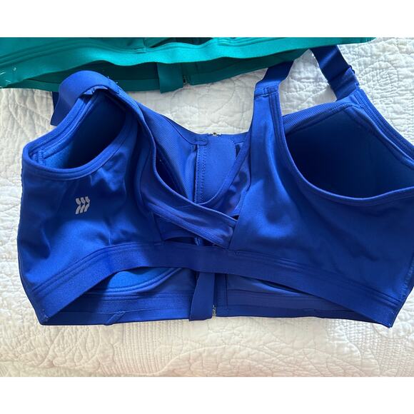 Lot of 3 All in Motion Front Zip Sports Bras 38C Pre-owned - Picture 6 of 14